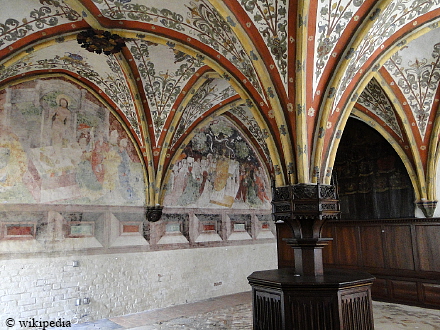 Das Burgkloster in L�beck von innen  -  F�r eine gr��ere Darstellung auf das Bild klicken.