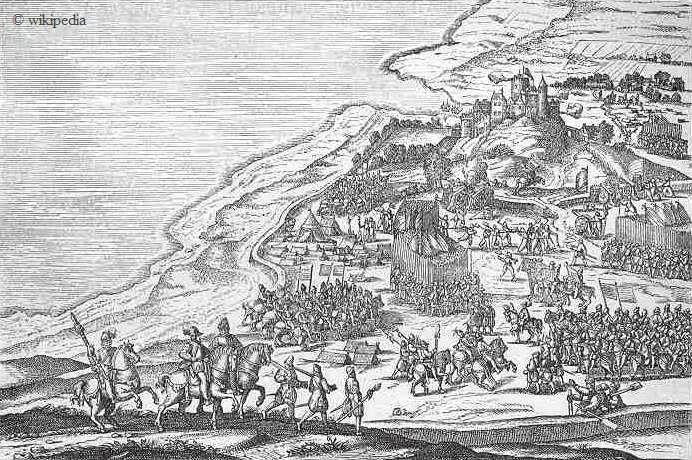 Einnahme der Festung Älvsborg durch dänische Truppen am 4. September 1563. Einnahme der Festung Älvsborg durch dänische Truppen am 4. September 1563.