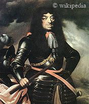 Johann II. Kasimir, König von Polen, Titularkönig von Schweden, Großfürst von Litauen. Mit ihm begann der politische Abstieg Polens und Litauens als führende Großmacht in Mittel- und Osteuropa (Gemälde eines unbekannten Malers, ca. 1666). Johann II. Kasimir, König von Polen, Titularkönig von Schweden, Großfürst von Litauen. Mit ihm begann der politische Abstieg Polens und Litauens als führende Großmacht in Mittel- und Osteuropa (Gemälde eines unbekannten Malers, ca. 1666).