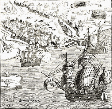 Die Belagerung Kopenhagens zu See- und Land 1535 bis 1536 - Für eine grössere Bilddarstellung klicken Sie bitte auf das Bild. Die Belagerung Kopenhagens zu See- und Land 1535 bis 1536 - Für eine grössere Bilddarstellung klicken Sie bitte auf das Bild.